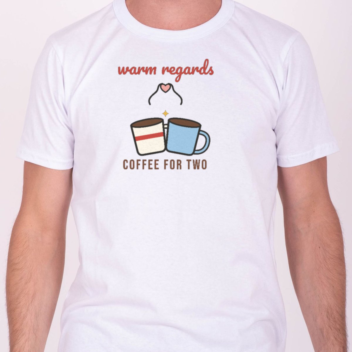 Warm Regards Tee in white