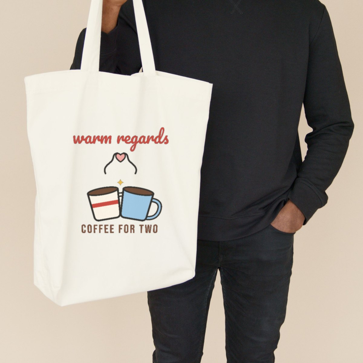 Warm Regards Tote Bag in natural