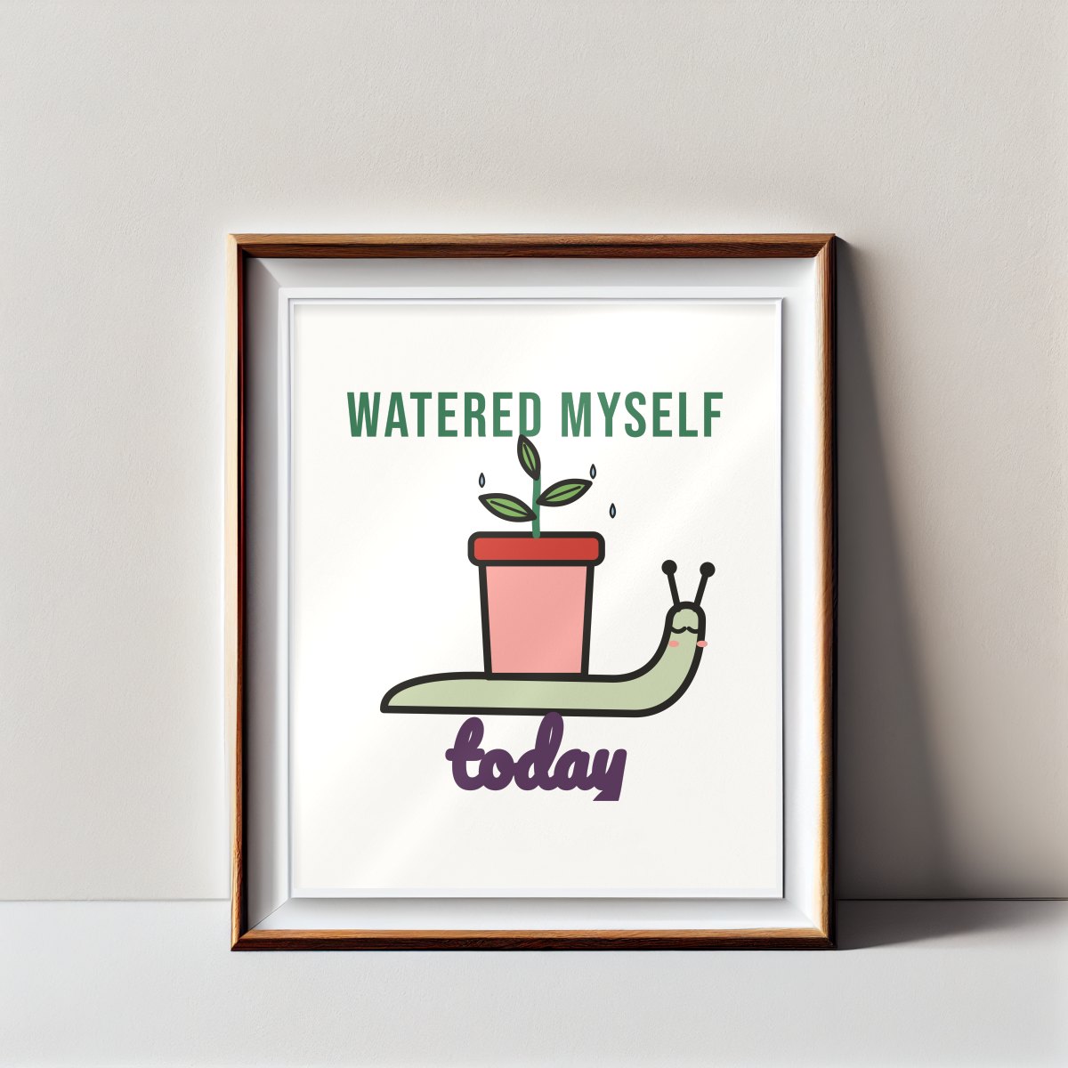 Watered Myself Today Art Print, photo 3