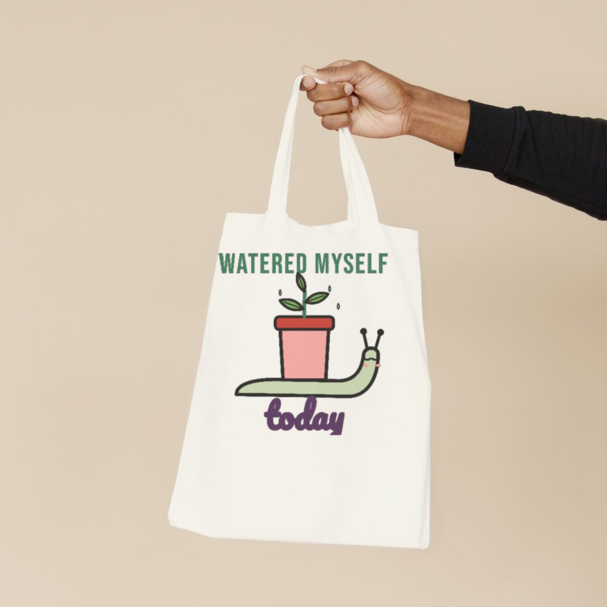 Watered Myself Today Tote Bag, photo 2