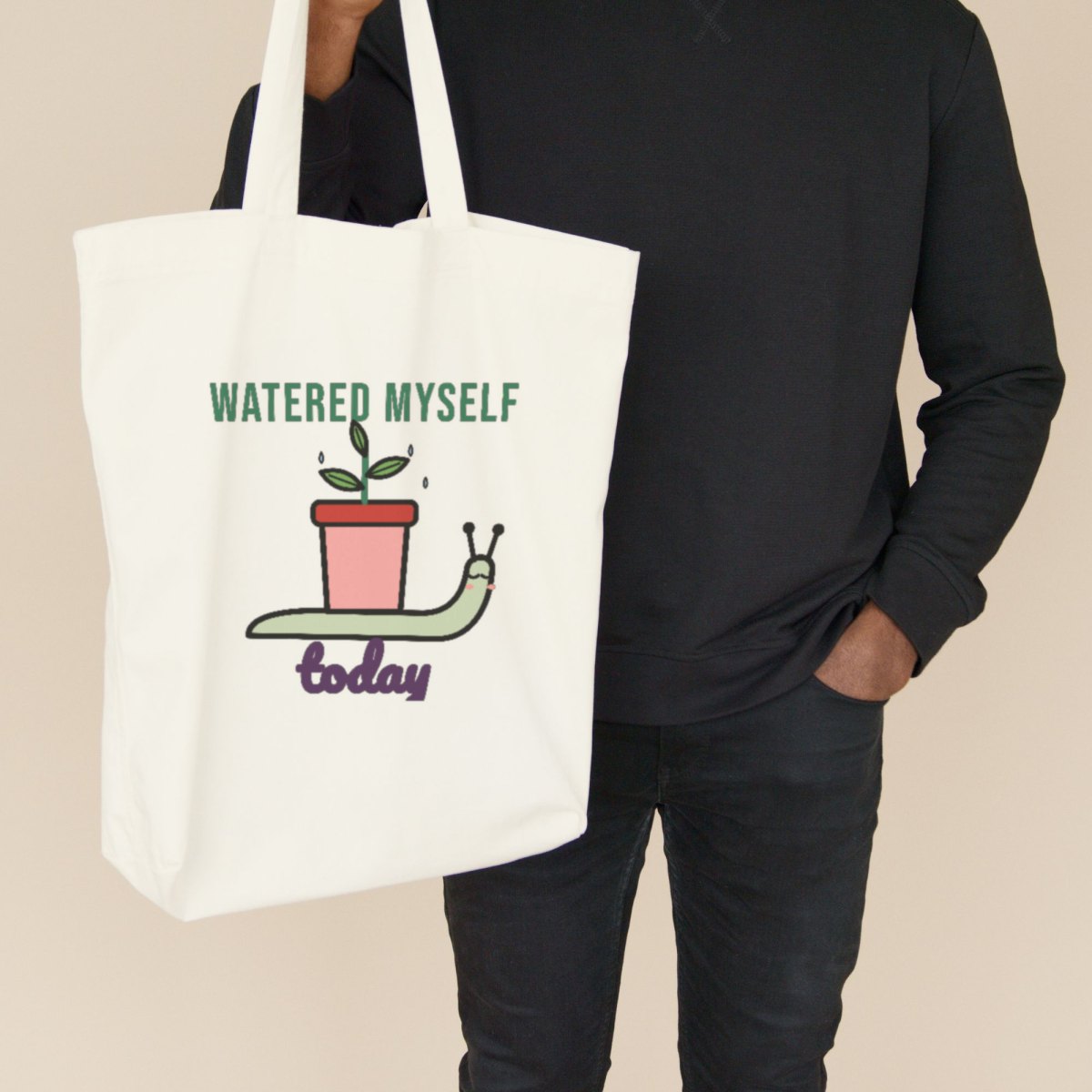 Watered Myself Today Tote Bag, photo 3