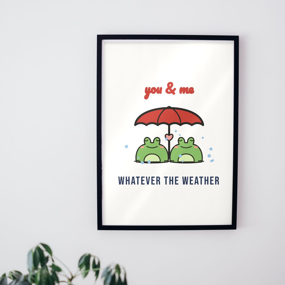 You and Me, Whatever the Weather Art Print, photo 2