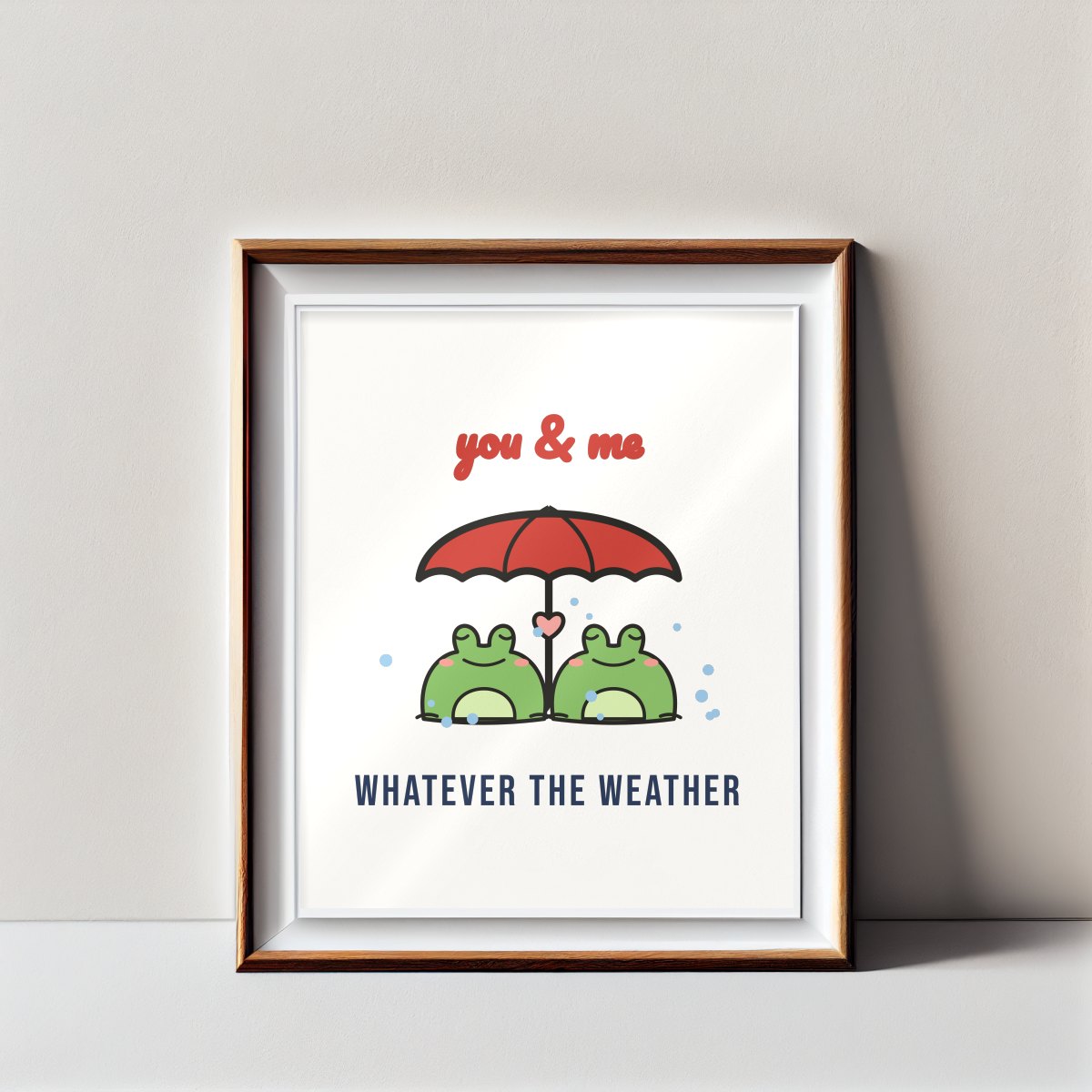 You and Me, Whatever the Weather Art Print, photo 3