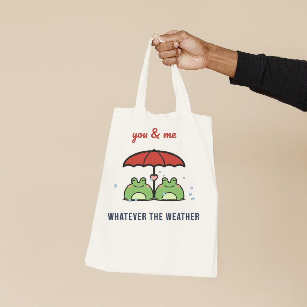 You and Me, Whatever the Weather Tote Bag, photo 2