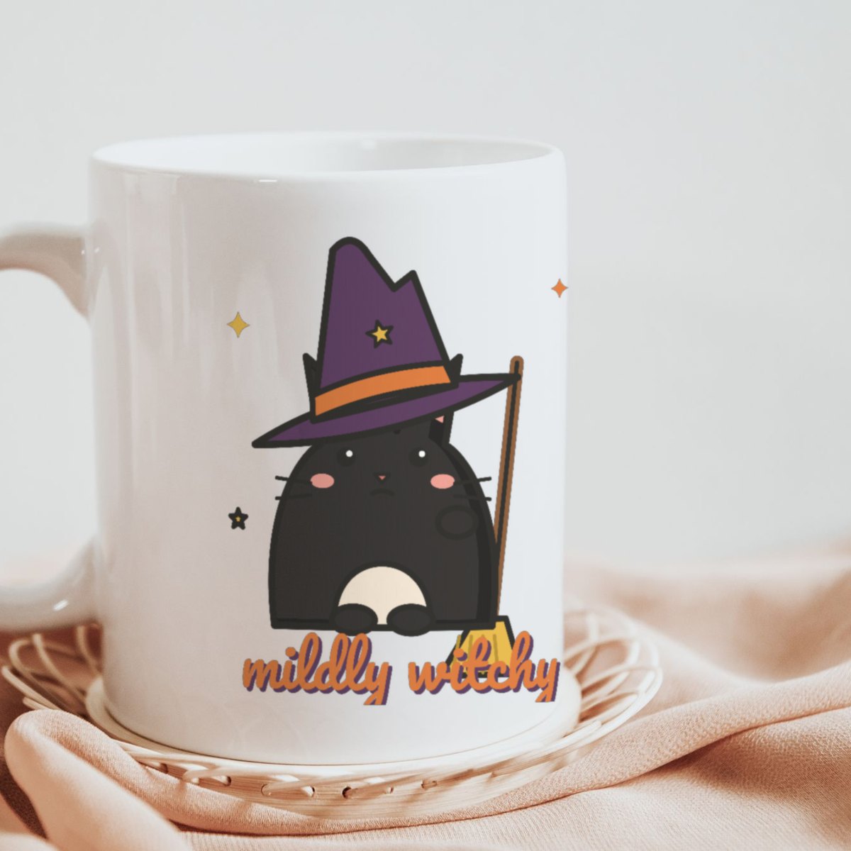 Mildly Witchy Mug in white
