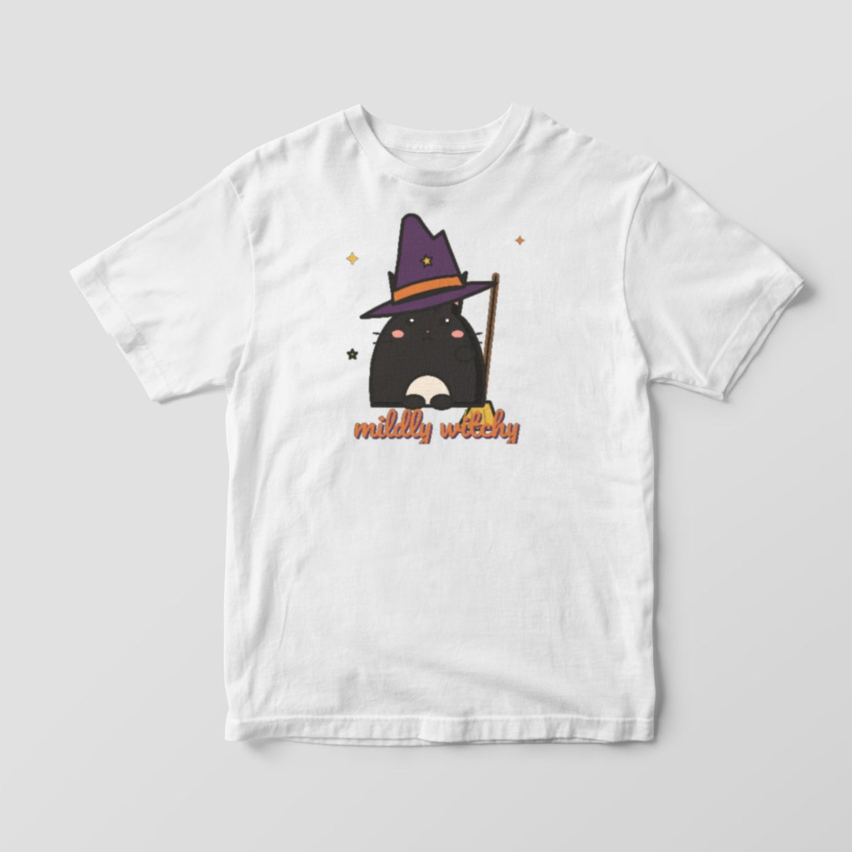 Mildly Witchy Tee in white