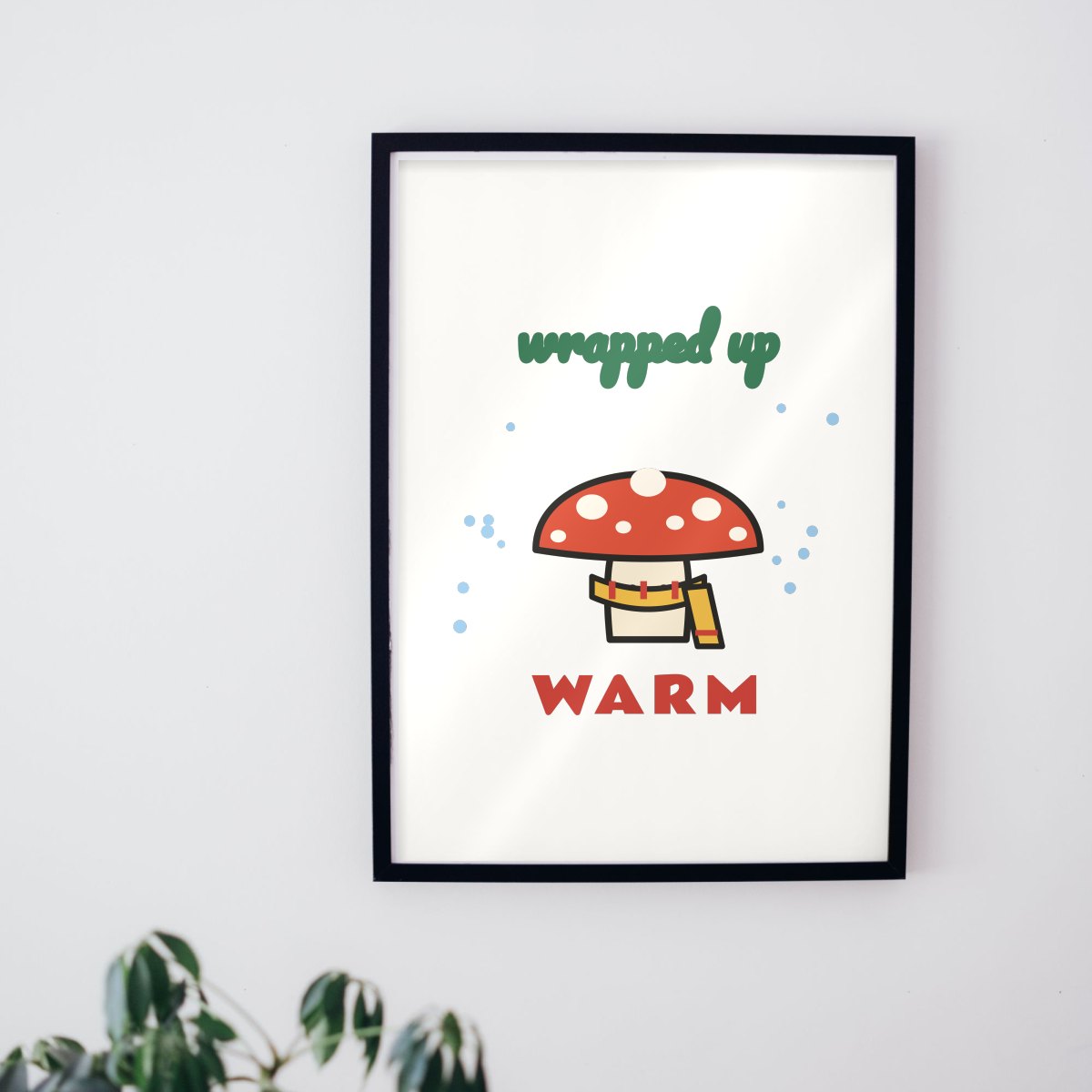 Wrapped Up Warm Art Print, photo 3