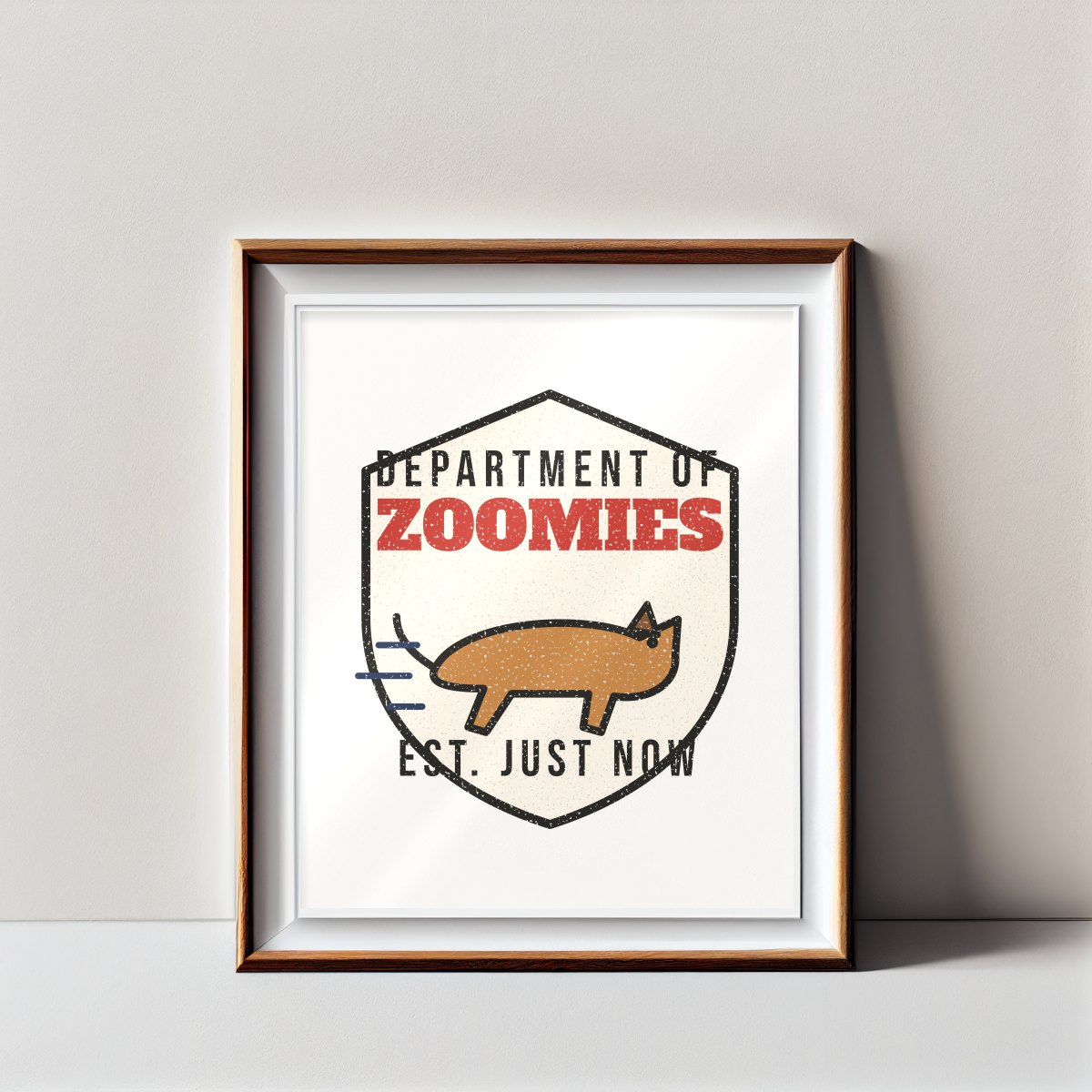 Department of Zoomies Art Print, photo 2